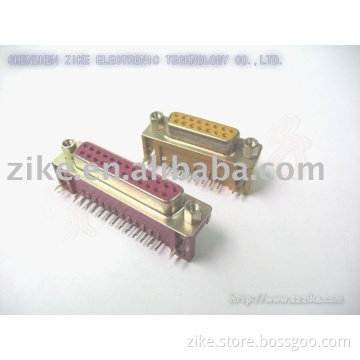 D-SUB DR Screwed Connector